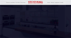 Desktop Screenshot of kuechen-kall.de